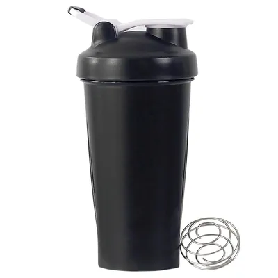 1pc Shaker Bottle 600ml Portable Fitness Bottle 20oz Protein Shaker Bottle Perfect For Fitness