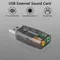 Portable External Usb To 3.5mm Mic Headphone Jack Stereo Headset 3d Sound Card Audio Adapter New