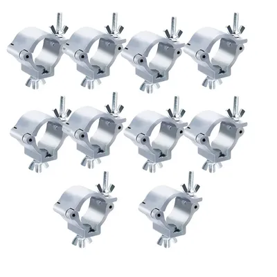 10pcs/lot Aluminum Stage Lights Truss Clamp DJ Light Clamps Hooks For LED PAR Moving Head Beam Spot