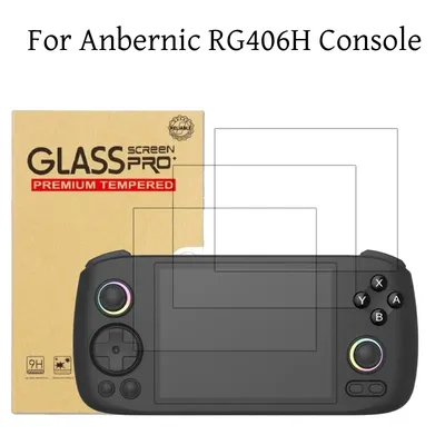 For Anbernic RG406H Screen Protector Film 9H Game Console RG406H Tempered Glass Screen Protectors