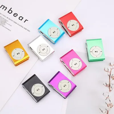 Mini MP3 Player Music Media Mini Clip Support TF Card Stylish Design Fashionable Portable Mini USB