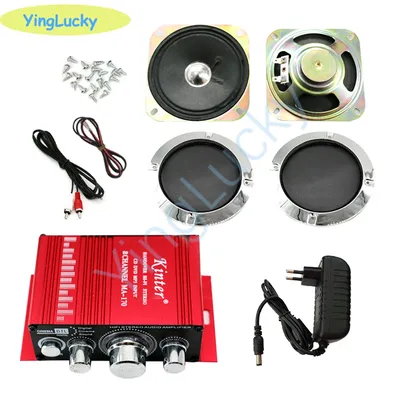 Arcade amplifier kit Audio Stereo Amplifier Arcade Kit 5W 4 Inch Speaker For Raspberry Pi Multi Game