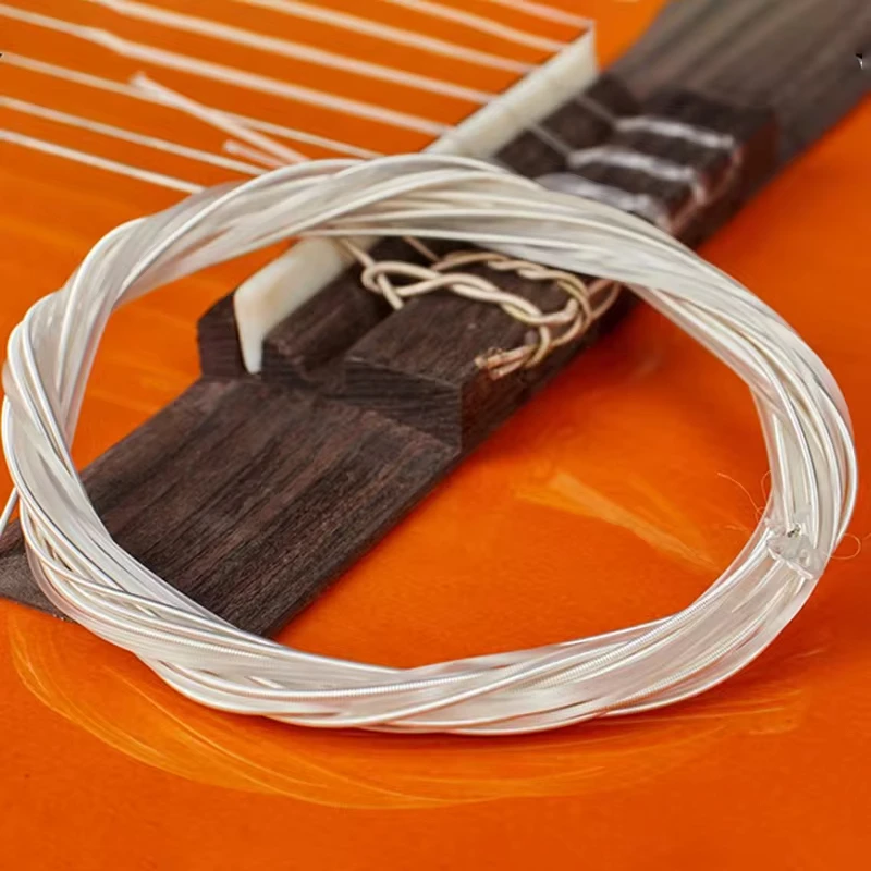 Nylon string set for classical guitar, Set of 6 pieces, silver color