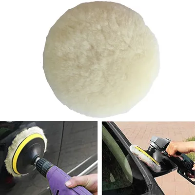 Wool Polishing Pad For Polisher Machine Waxing Polishing Buffing Car Paint Care Polisher Pads For