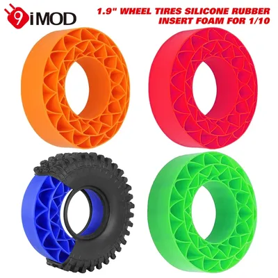 9IMOD 1.9inch 4pcs Tires Insert Silicone Rubber Insert Foam for 1/10 TRX4 SCX10 III