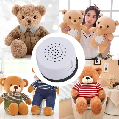 Record Messages Voice Recorder Plush Toy Custom Message 30 Second Recordable Sound Module Voice Box