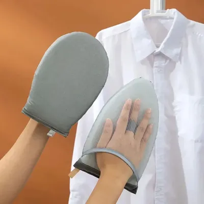 Handheld Ironing Heat Resistant Glove Mini Anti-scald Iron Pad Cover Gloves Stain Garment Steamer
