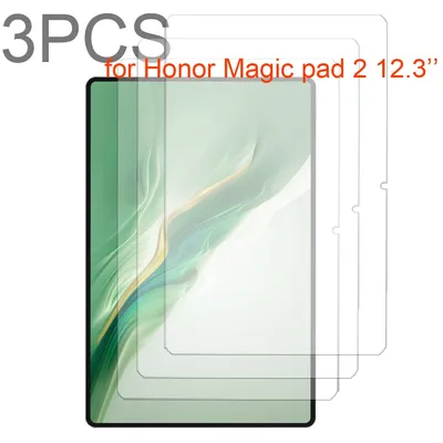 3PCS Glass screen protector for Honor magic pad 2 12.3'' 2024 tablet protective film 9H hardness