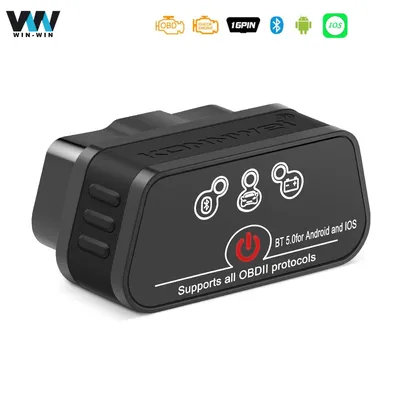 KONNWEI KW901 ELM327 V1.5 Bluetooth 5.0 for Android/IOS OBDII OBD2 Scanner ELM 327 V1 5 Auto OBD 2