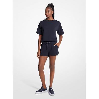 Michael Kors Logo Jacquard Knit Shorts Blue S