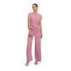 Overall VERA MONT "Vera Mont Damen Jumpsuit mit weitem Bein", Damen, Gr. 48, Normalgrößen, rosa (desert rose), Cru00eape, Obermaterial: 95% Polyester, 5% Elasthan. Futter: 100% Polyester., elegant, ausgestellt, U-Boot-Ausschnitt, ohne Ärmel,...
