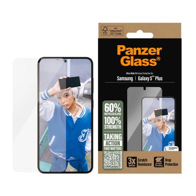 PANZERGLASS Displayschutzglas "Ultra-Wide Fit Screen Protection", transparent, B:11,00cm H:1,50cm T:20,00mm, Displayfolien, Displayschutzfolie, Schutzfolie, Bildschirmschutz, kratz- & stoßfest