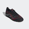 Fußballschuh ADIDAS PERFORMANCE "PREDATOR CLUB KIDS TF", Gr. 32, core schwarz, grau four, lucid rot, Synthetik, sportlich, Schuhe