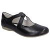 Riemchenballerina JOSEF SEIBEL "Fiona 72", Damen, Gr. 42, schwarz, Leder, elegant, Schuhe, Spangenschuh, Halbschuh, Festtagsschuh mit Klettverschluss