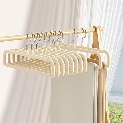 TEMU Pack Of 10 Non-slip Velvet Hangers, And , Heavy-duty With Shoulder For Suits, Coats, Jackets, Pants And Dresses, Wardrobe Organization Storage Image