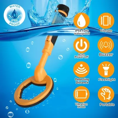 Hot Sell 2 IN 1 Underwater Metal Detector Pulse Pinpointer Induction Diving Treasure Metal Detector Hand Held Metal Finder