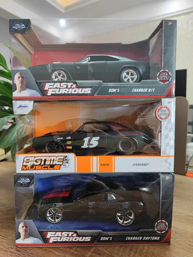 JADA Diecast Legierung 1:24 Ladegerät DAYTONA Schwarz Muscle Car Modell Erwachsene Klassische Sammlung Statische Display Ornament Junge Spielzeug Spot Image