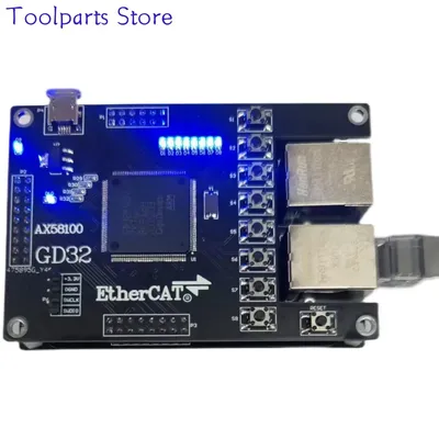 AX58100 Slave GD32F470/GD32F4407 Entwicklungsboard EtherCAT Slave 16IO CIA402 Image