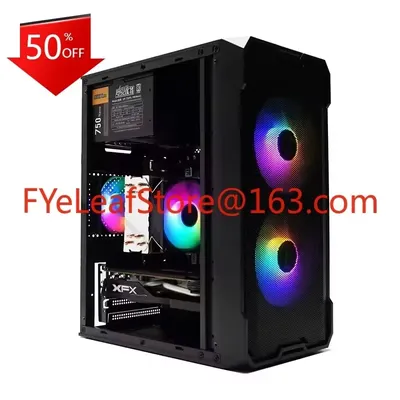 E5 2666V3 RX580 günstiger Full-Gaming-PC CUSTOM Computer-Set Ausrüstung Desktops vorgefertigter Großhandel Build-Desktop-Gamer-PC