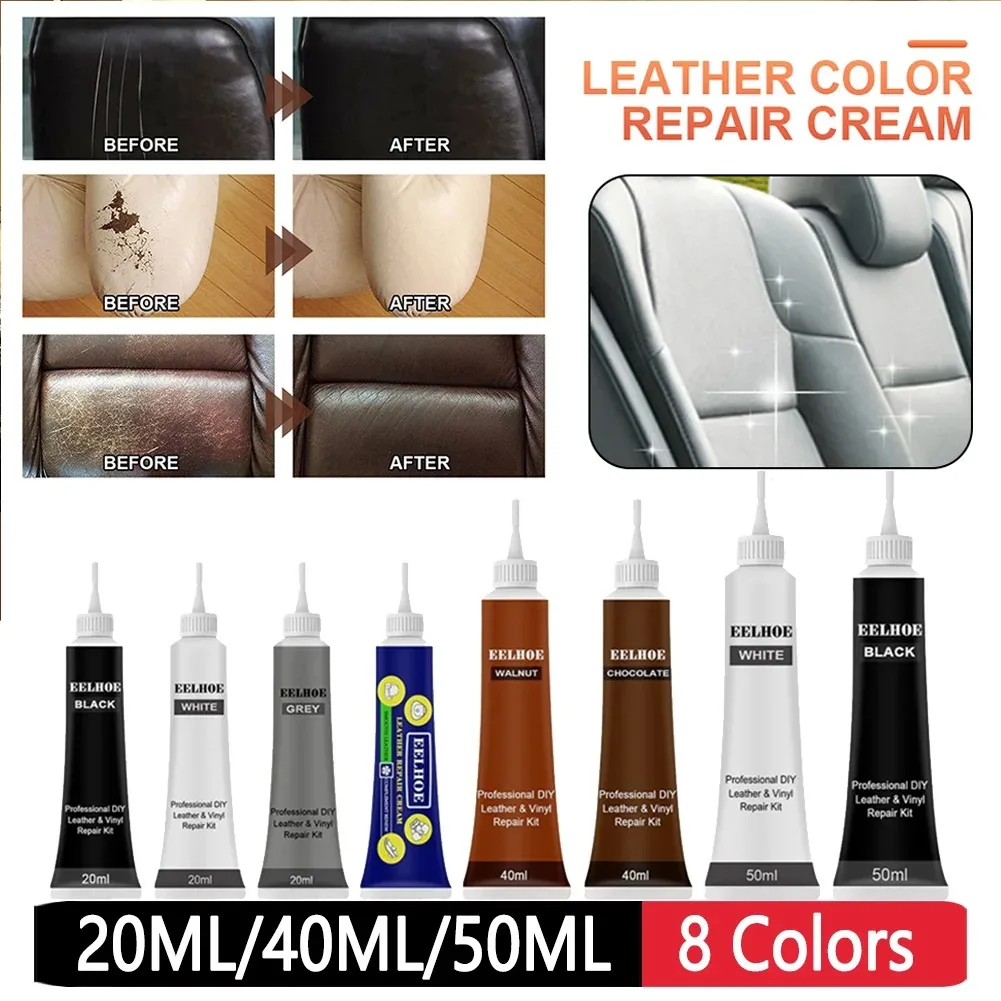 Autos itz Leder Reparatur mittel 8 Farbe/50mldiy Leder Vinyl Reparatur satz Paste Leder reiniger für Home Sofa Möbel Jacke