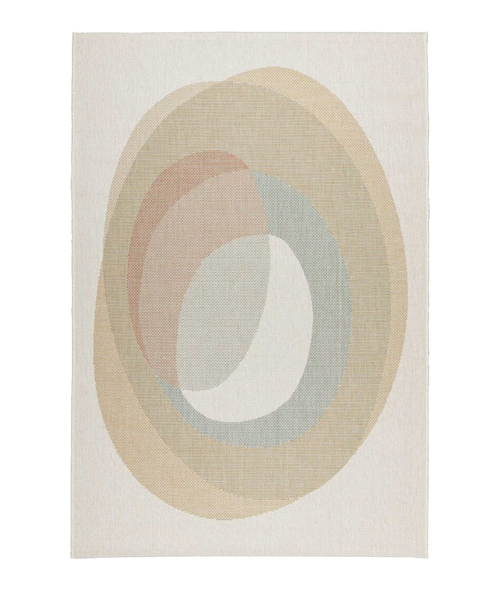 Tappeto per interni ed esterni giallo 160 x 230 cm