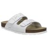 Pantolette JOSEF SEIBEL "Hermine 01", Damen, Gr. 41, weiß, Leder, klassisch, Schuhe, Plateau Sandale, Sommerschuh, Hausschuh mit komfortablem Fußbett