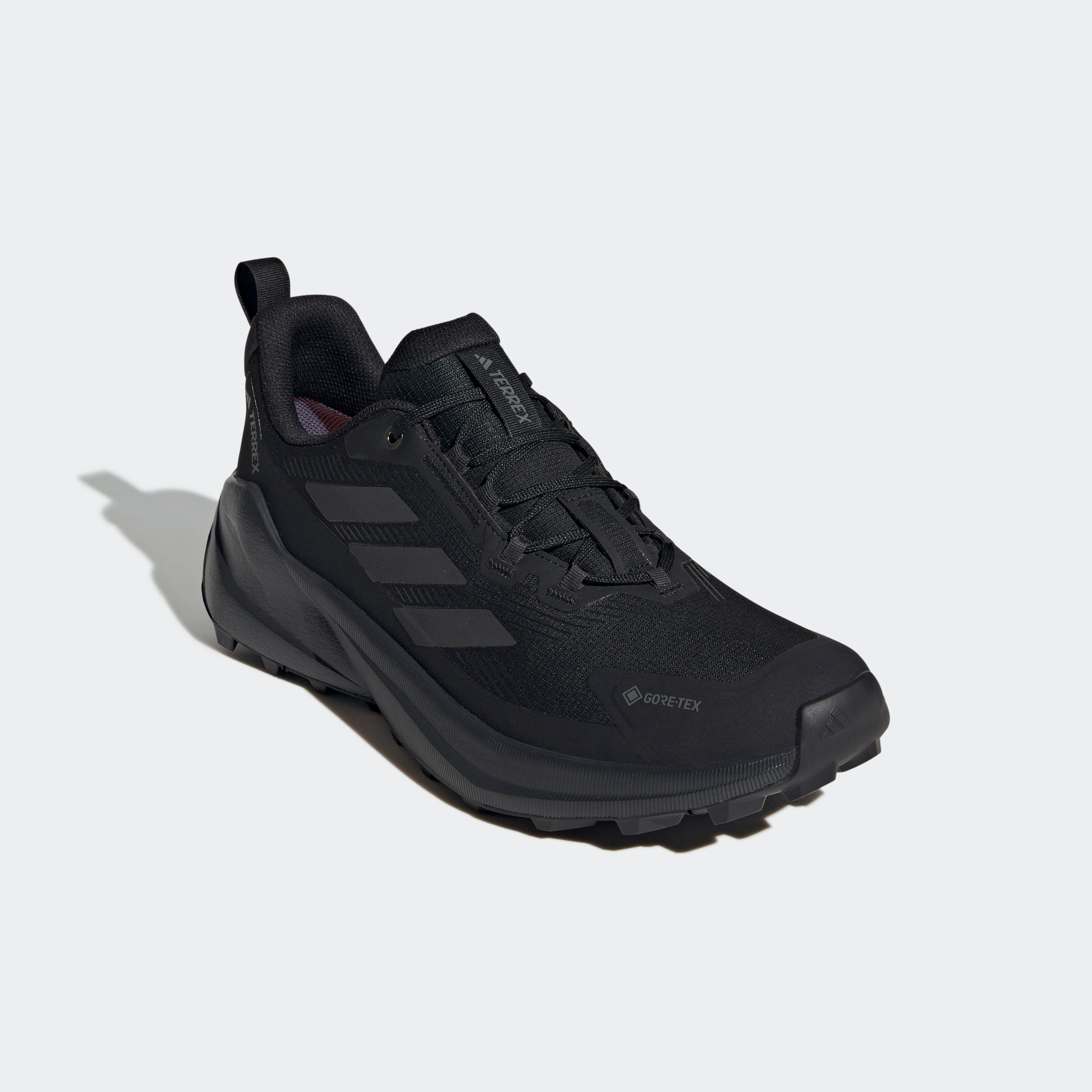 Wanderschuh ADIDAS TERREX "TERREX TRAILMAKER 2 GORE-TEX", Herren, Gr. 41, schwarz (core schwarz, grau four, carbon), Synthetik, Textil, Schuhe Wanderschuh, wasserdicht