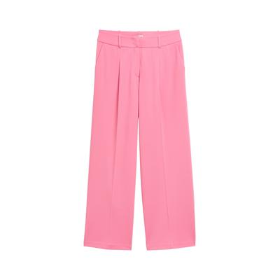 TOM TAILOR Damen Lea Wide Leg Hose, rosa, Uni, Gr. 36/32 Image