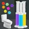 Multipack Flower Aroma Toilet Cleaning Gel, Toilet Deodorant Cleaner, Removing Odor, Household