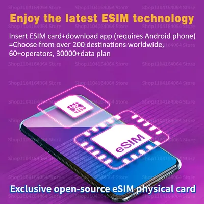Open Source eSIM Physical Card EasyEUICC Unlimited Write Storing 15 Sets of Phone Numbers the Same