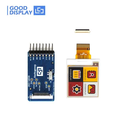 1.54'' 4-color Multi-color E-Paper Display, GDEY0154F51 with adapter board