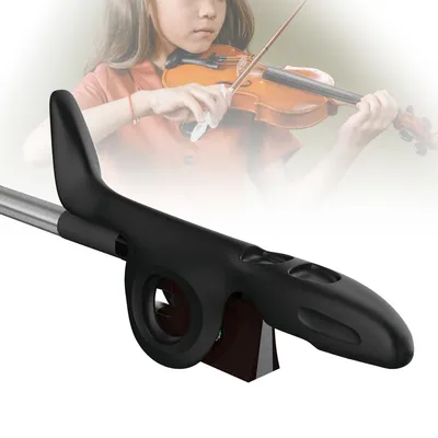 Bowpet Clip On Violin Bow Holder Student Finger Corrector Assitant For 4/4 3//4 1/2 1/4 1/8 Vioilno