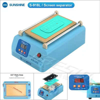 SUNSHINE S-918L LCD Screen Separator for Mobile Phone Below 8 Inches Super Suction Screen Repair