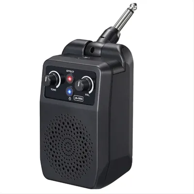 Mini Electric Guitar Amp 5W Portable Guitar Amp Bluetooth Built-in 4 Effects Rechargeable Small
