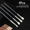 4Pcs Makeup Eyeshadow Brush Flat Eye Shadow Shader crease Blending Brushes Goat Hair Eye Shadow