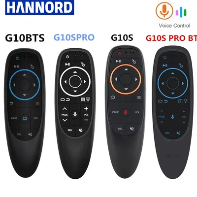Hannord G10S Air Mouse Voice Remote Control 2.4G Wireless Gyroscope BT5.0 G10S PRO BT IR Learning