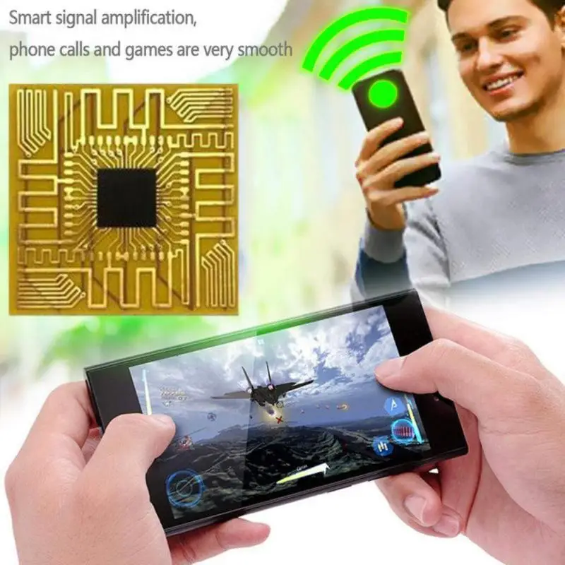 1/3pc Mobile Phone Signal Booster Sticker Portable Antenna Sticker Phone Signal Amplifier Phone 4G Amplifier For Cell Phone