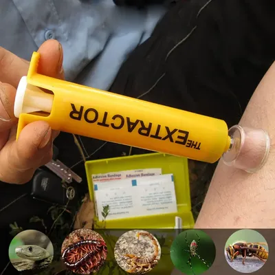 Venom Extractor Outdoors Snake Insect Bite First Aid Kit Outdoor Emergency Survival Vacuum Detox