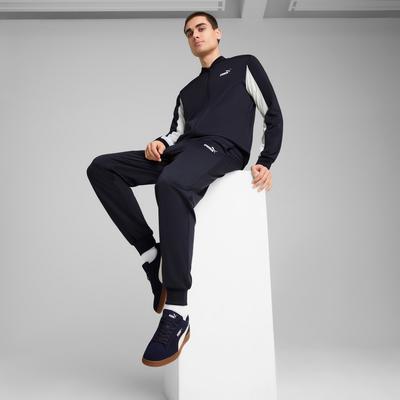 Trainingsanzug PUMA "POLY BASEBALL SUIT", Herren, Gr. L, blau (new navy), Trikot, Obermaterial: 100% Polyester, unifarben, sportlich, regular fit, Sportanzüge Image