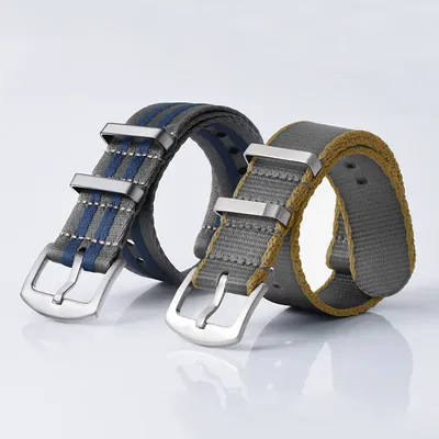 Top Universal Nylon Armband 20mm 22mm Militär Uhr Band für Marine Corps Militär Strap Für Image