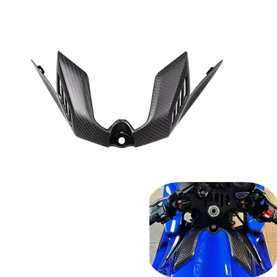 for YAMAHA YZF R1 2020 2021 2022 2023 Carbon Fiber Airbox Cover Motorcycle Front Tank Side Fairing