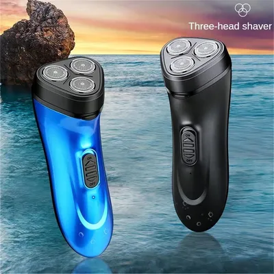 Electric Shaver 3D Floating Razor Washable Rechargeable Electric Razor Triple Blade Beard Trimmer