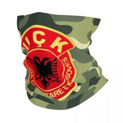 Custom Old Albania Flag UCk Sweatband Men Women Moisture Wicking Kosovo Liberation Army Sports