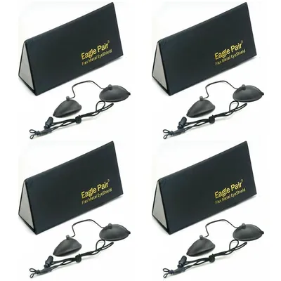 4pcs Eagle Pair OD7+ IPL Protection Eyepatch Stainless Steel Metal Laser Photon Safety Glasses