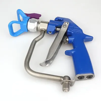 Aftermarket 4-Finger 1/4 "HD Texture 241705 Airless Spray Gun With Guard 5000PSI NEW is Suitable