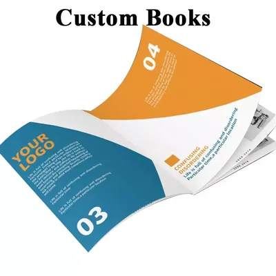 Custom Booklet Brochure Customize Color Catalogue Magzine Novel Textbook For Publisher Advertising