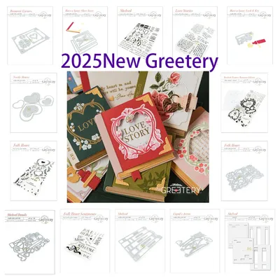 Love Stories Metal Cutting Dies Stamps Stencil For Scrapbooking Heart Decoration Embossing Template