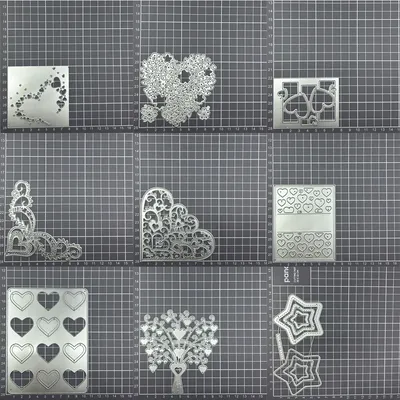 love heart Metal Cutting Dies Stencil Scrapbooking Photo Album Card Paper Embossing Craft DIY Die