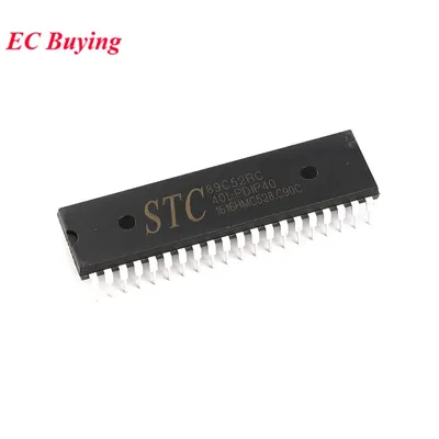 2Pcs/1pc STC89C52RC STC89C52RC-40I PDIP40 STC 89C52RC DIP-40 MCU Enhanced 1T 8051 Single Chip