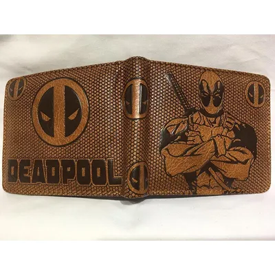Wallet Hero Deadpool Superman Thor Short Purse with Coin Pocket Gift for Boys Girls